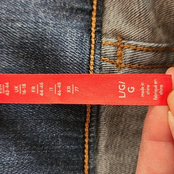 Spanx Women's Pull-On High Rise Ankle Skinny Leg Jeans Size Large - Picture 8 of 10